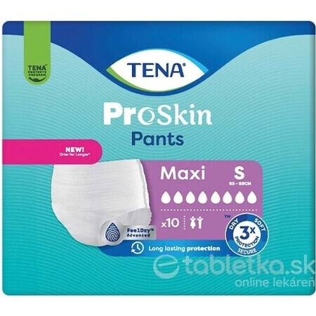 TENA MAXI S 10KS 1×10 pcs, incontinence briefs