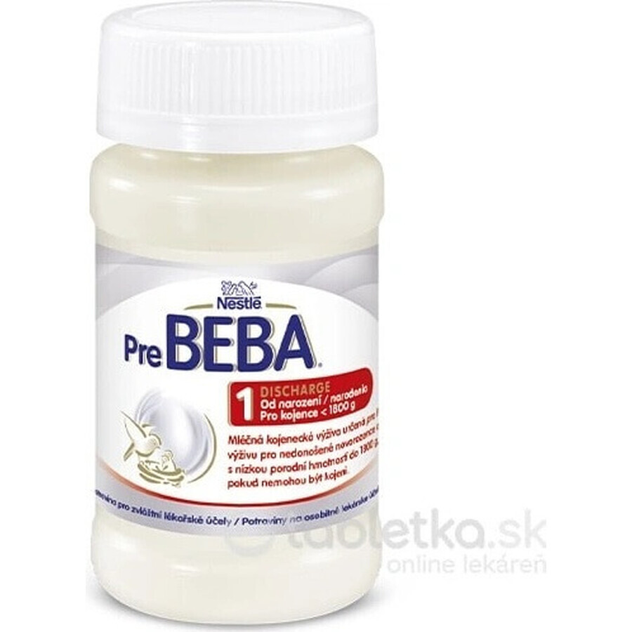 PreBEBA 1 DISCHARGE 32×90 ml, preparado para lactantes (para recién nacidos de hasta 1800 g)