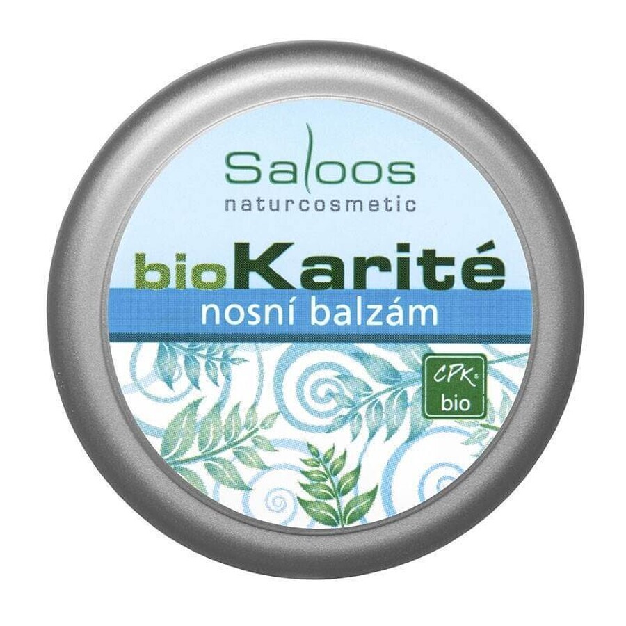 Saloos bioKarité neusbalsem 1×19 ml, balsem