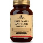 Solgar Skin, Nails & Hair Formula para piel, cabello y uñas 120 comprimidos 1×120 tbl, suplemento nutricional