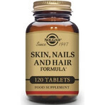 Solgar Skin, Nails & Hair Formula para piel, cabello y uñas 120 comprimidos 1×120 tbl, suplemento nutricional