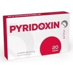 VULM PYRIDOXIN 1×20 tbl, complemento alimenticio