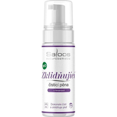 Saloos BIO Verzachtend reinigingsschuim met lavendel 1×150 ml, reinigingsschuim