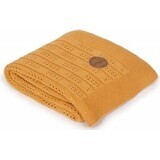 CEBA Knitted blanket in gift box 90 x 90 Herringbone Peru 1×1 piece, 100% cotton