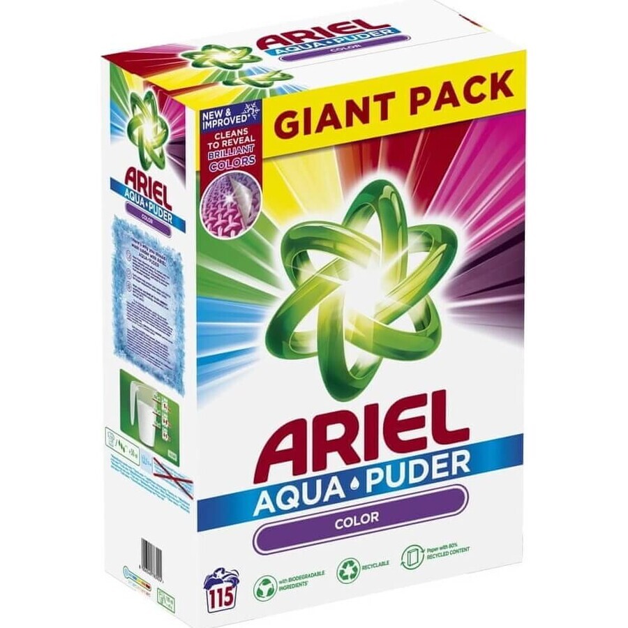 Ariel Powder 6.325kg/115PD Colour 1×6.32kg poudre