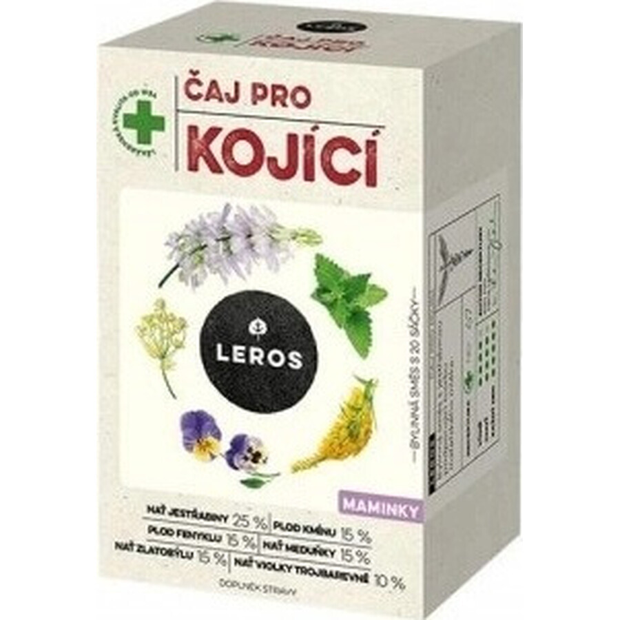 LEROS TEA VOOR MOEDERS 20x1,5 g, thee voor zogende moeders