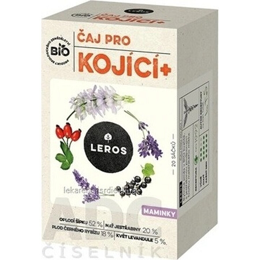 LEROS TEA VOOR MOEDERS 20x1,5 g, thee voor zogende moeders