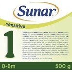 Sunar Sensitive 1 1 x 500g, zuigelingenvoeding voor baby's vanaf de geboorte