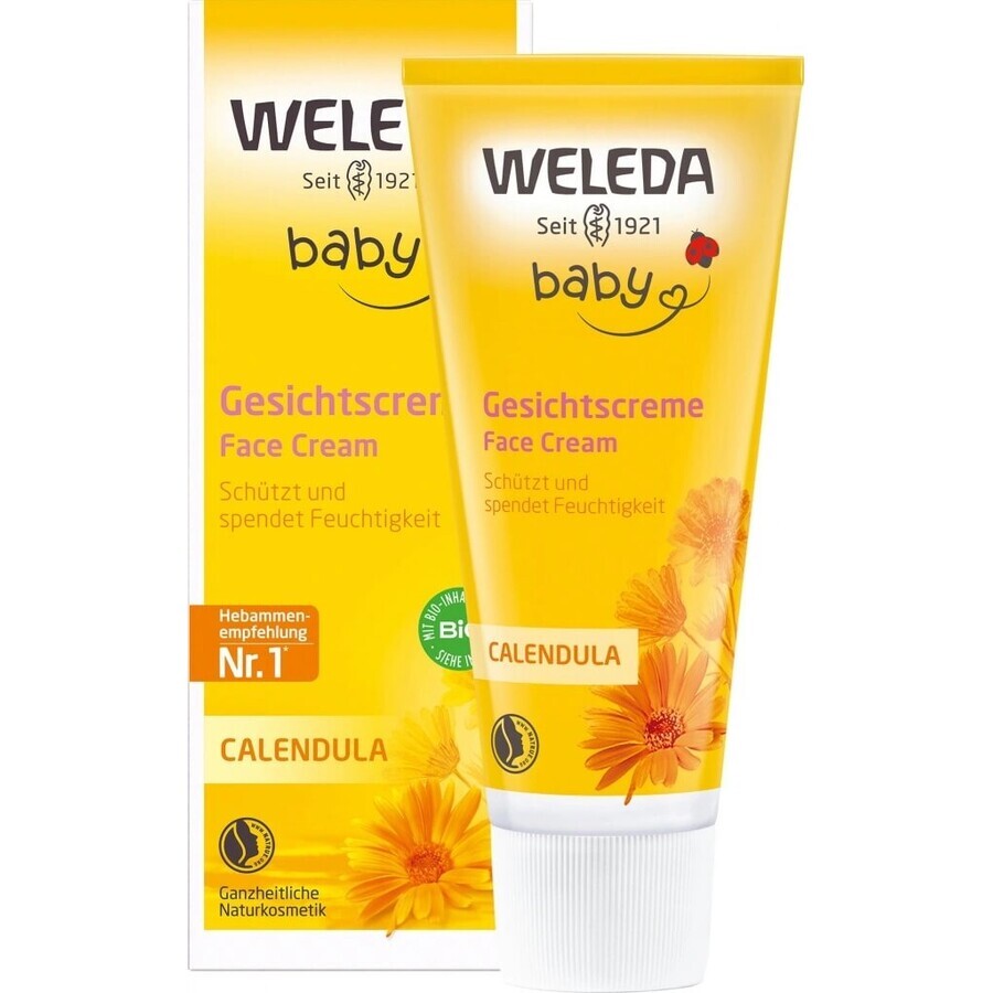 WELEDA Crema per la pelle alla calendula 1×50 ml, crema alla calendula