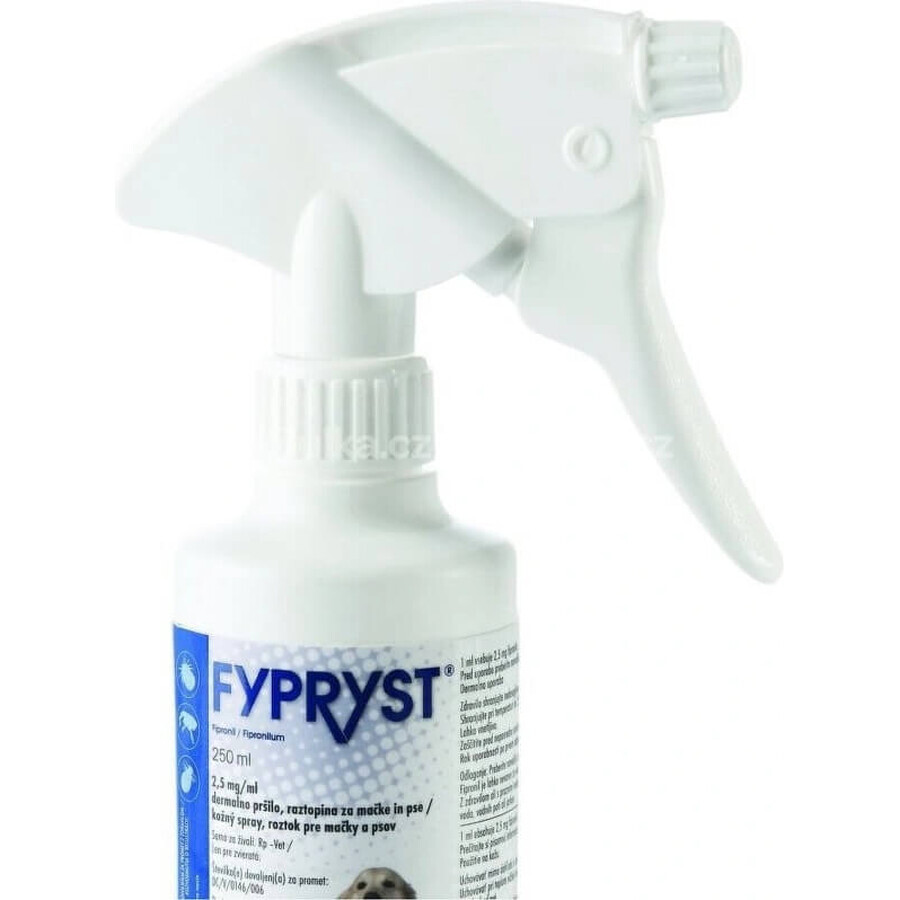 FYPRYST 2,5 mg/ml 1×100 ml, vlooienspray