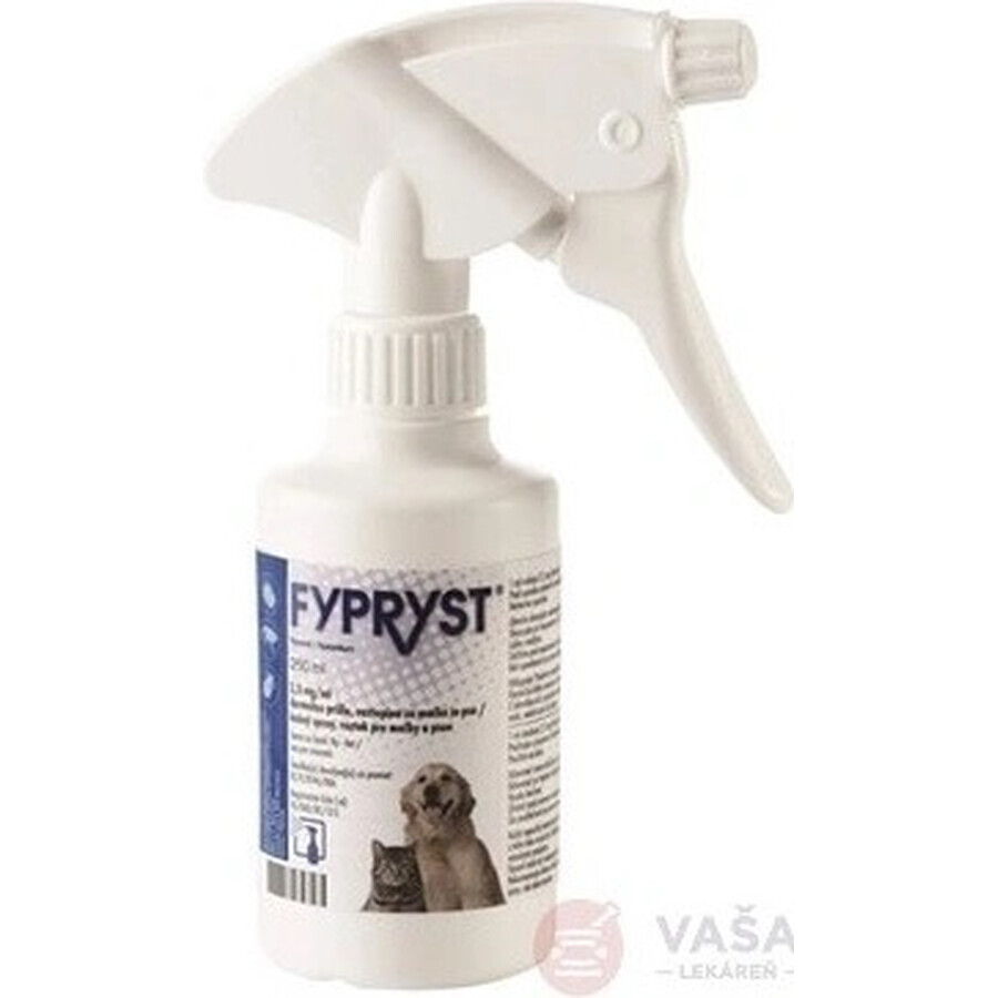 FYPRYST 2,5 mg/ml 1×100 ml, vlooienspray