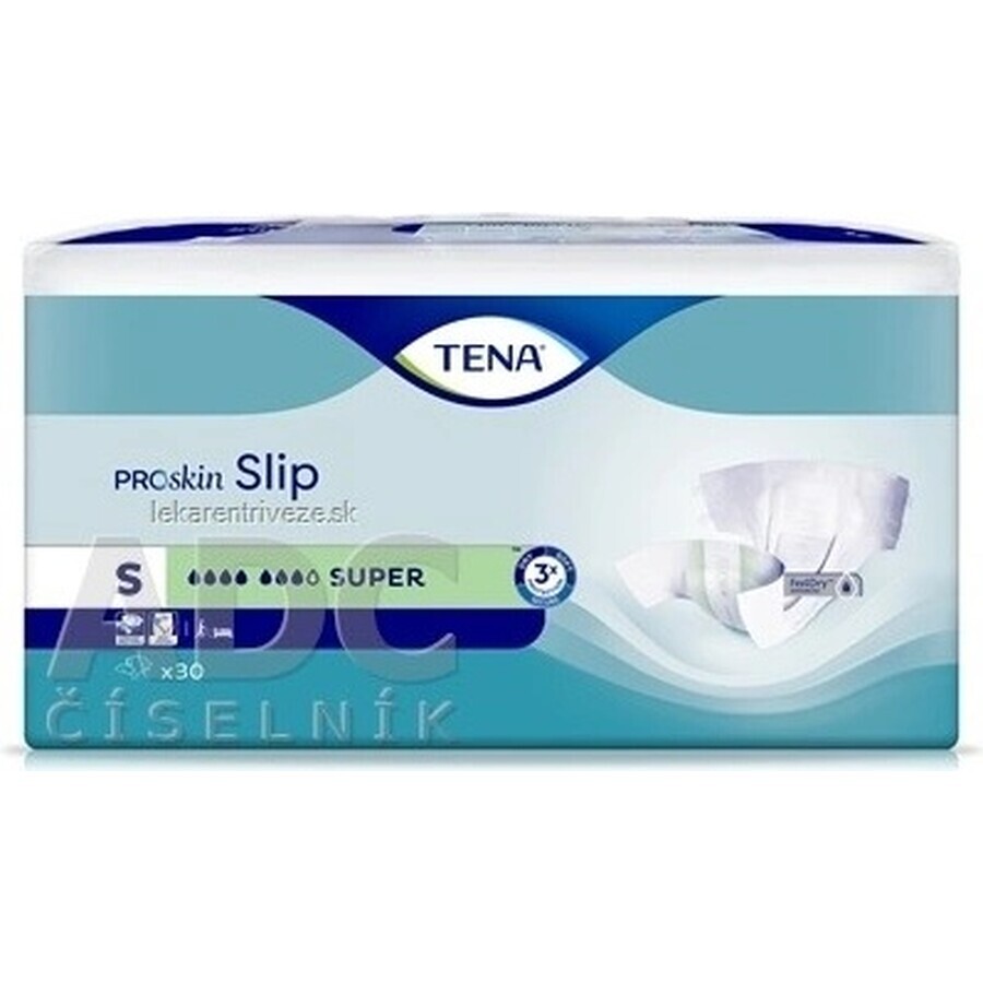 TENA Super S Briefs 1×30 pcs, diaper pants