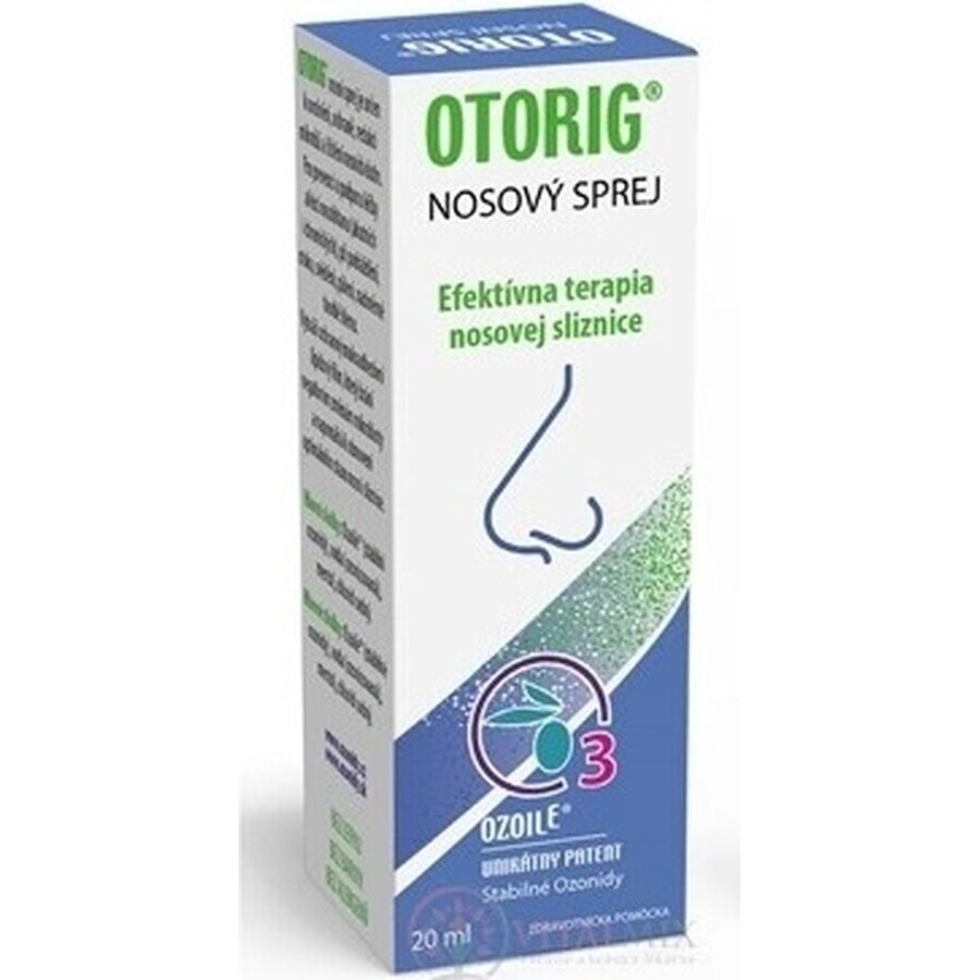 Ozonides OTORIG spray nazal 1×20 ml, spray nazal