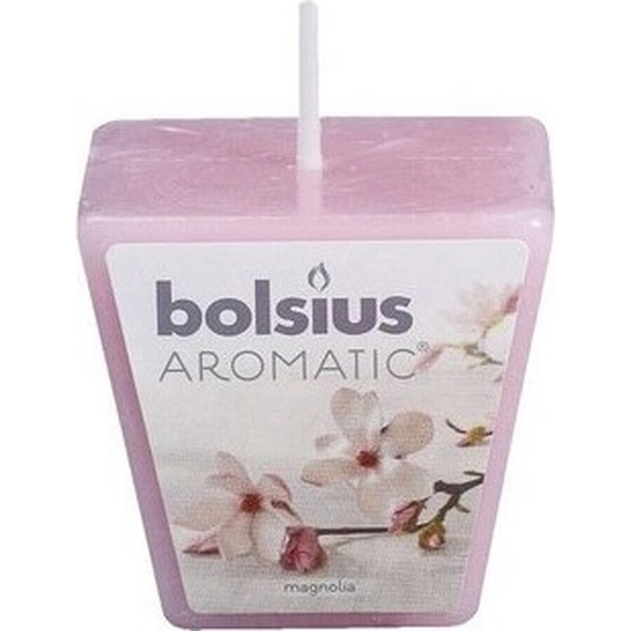 Bolsius Aromatic 2.0 Votiv 48mm Magnolia, lumânare parfumată 1×1 buc, lumânare parfumată