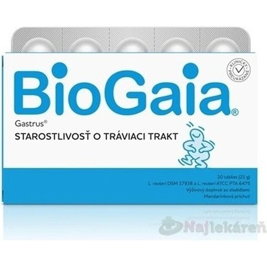 BIOGAIA GASTRUS TBL 30 1×30 tbl, food supplement