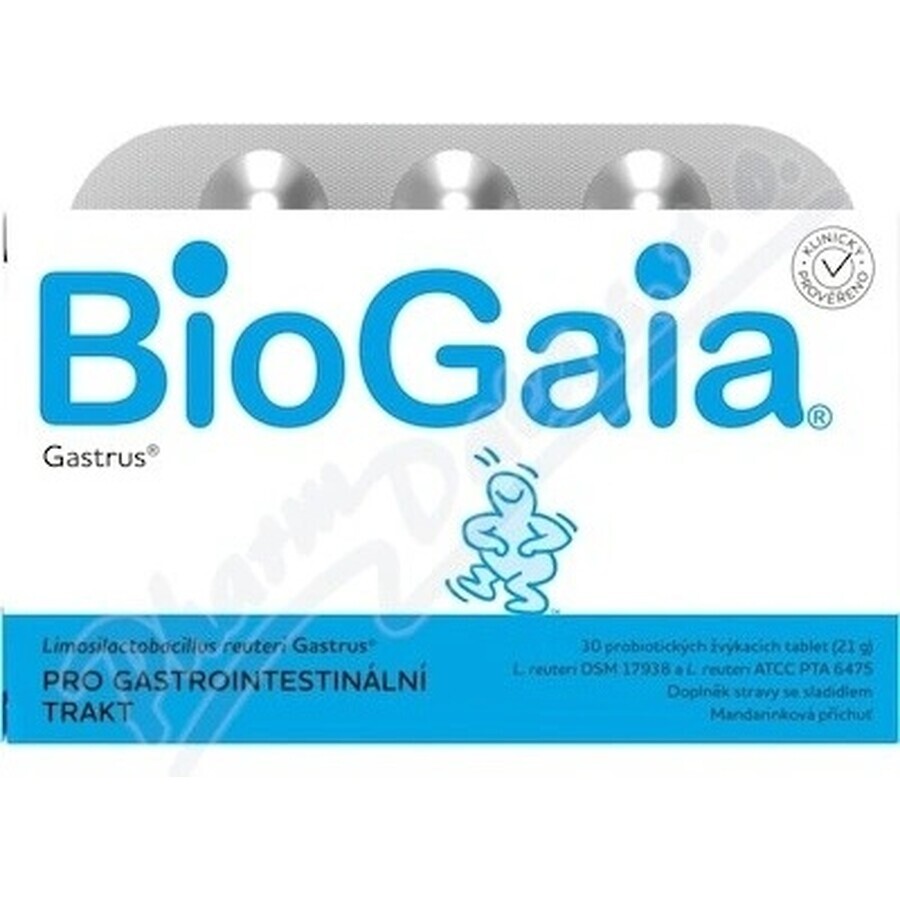 BIOGAIA GASTRUS TBL 30 1×30 tbl, food supplement