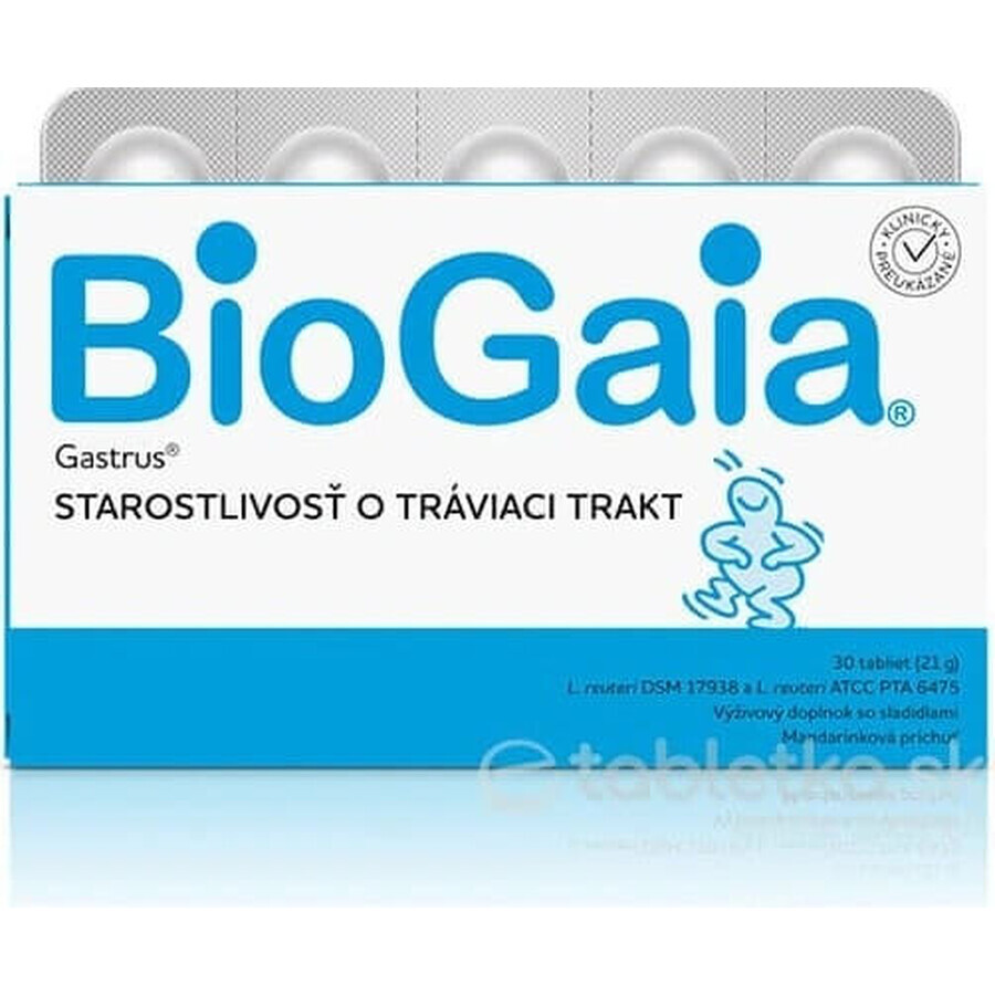 BIOGAIA GASTRUS TBL 30 1×30 tbl, food supplement