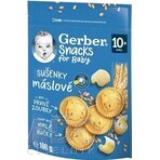 Gerber Snacks for Baby Butter Biscuits 1x180 g, biscuiți (de la 10 luni)