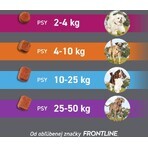 FRONTPRO® antiparasitaire kauwtabletten voor honden (2-4 kg) 1×3 tbl, antiparasitaire tabletten