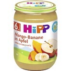 HiPP Organic Apples with Mango and Bananas 1×190 g, snack de fruits pour enfants