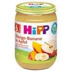 HiPP Organic Apples with Mango and Bananas 1×190 g, snack de fruits pour enfants