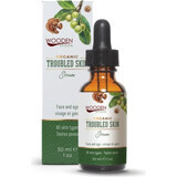 Wooden Spoon Serum für Problemhaut mit Tamanu- und Marulaöl 30 ml 1×30ml 1×30ml, Serum für Problemhaut