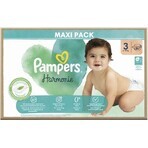 PAMPERS HARMONIE BABY DIAPERS V.3 6-10KG 87KS 1×87 pcs, couches taille 3