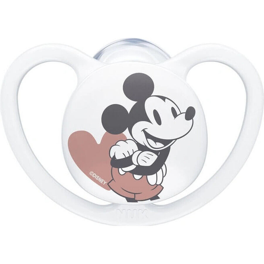 Sucette NUK Space DISNEY Mickey 0-6m. boîte 1×1pcs, sucette, 0-6m