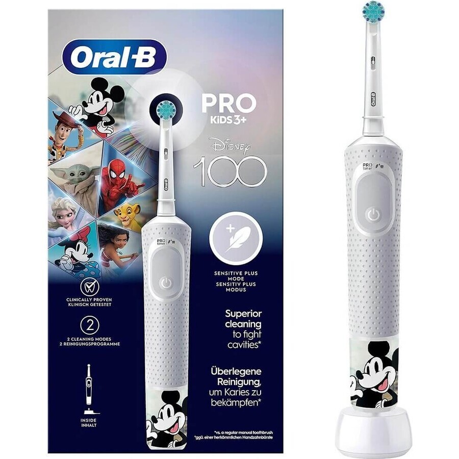 Oral-B EK Pro Kids 3+ Disney EK Pro Kids 3+ + travel kit 1×1 set, electric toothbrush