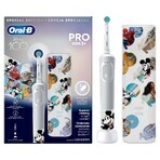 Oral-B EK Pro Kids 3+ Disney EK Pro Kids 3+ + travel kit 1×1 set, electric toothbrush