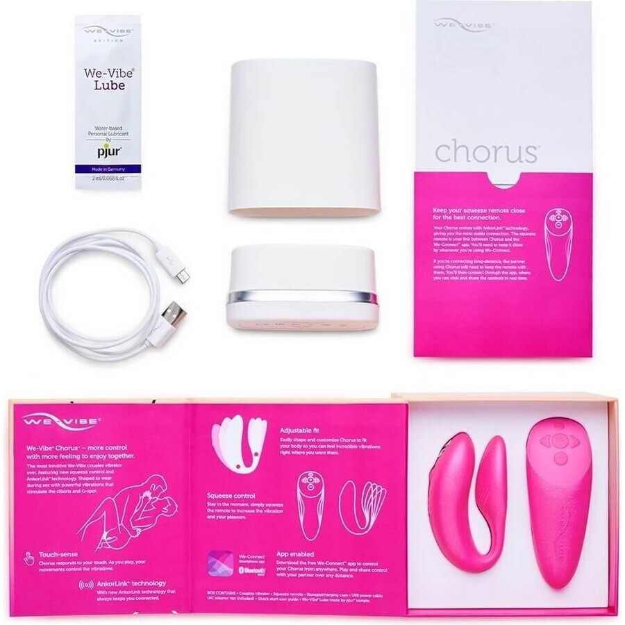 We-Vibe Vibrator CHORUS vibrator purple CHORUS 1×1 pc, vibrator