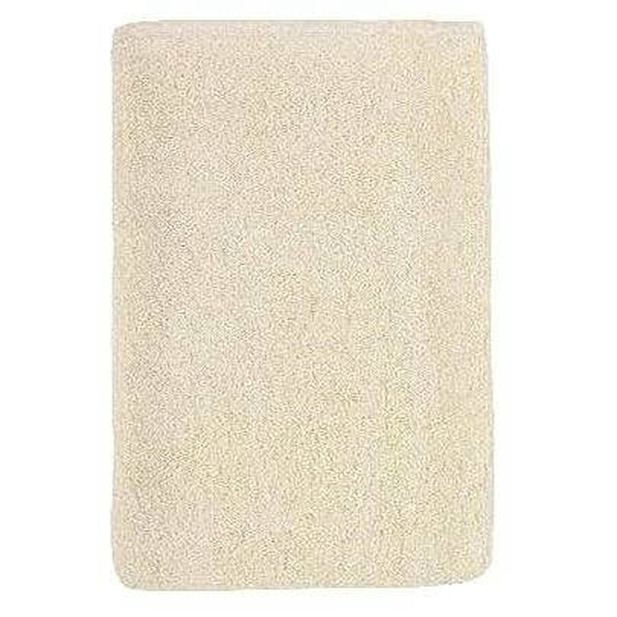 Badstof beige washandje 1×1 stuk, beige badstof washandje