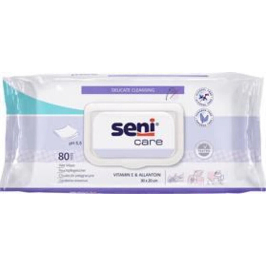 Seni Care Wet Wipes 1×80 pcs, wet wipes