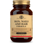 Solgar Skin, Nails & Hair Formula para piel, cabello y uñas 60 comprimidos 1×60 tbl, suplemento nutricional