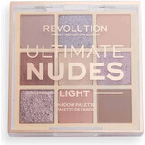 Revolution, Ultimate Nudes Light Oogschaduwpalette 1×0,90 g, oogschaduwpalette