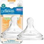 DR.BROWNS CUMLIKY OPTIONS+ NARROW LEVEL 4 1×2 pcs, sucettes