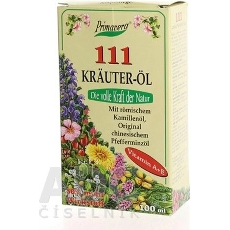 PRIMAVERA 111 KRÄUTER-ÖL 1×100 ml, olio vegetale