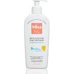 Mixa Baby Surgras Soap-Free Body and Hair Wash Gel 1×250 ml, washing gel for babies