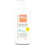 Mixa Baby Surgras Soap-Free Body and Hair Wash Gel 1×250 ml, washing gel for babies