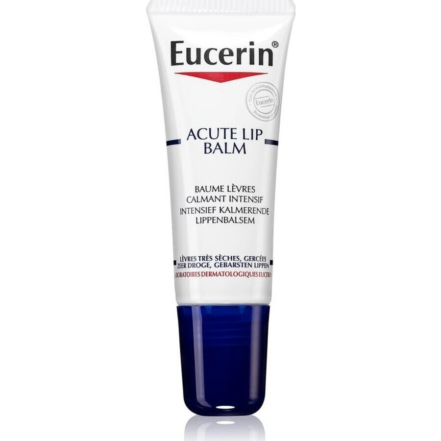 Eucerin ACUTE LIP BALM baume à lèvres 1×10 ml, lèvres extrêmement sèches