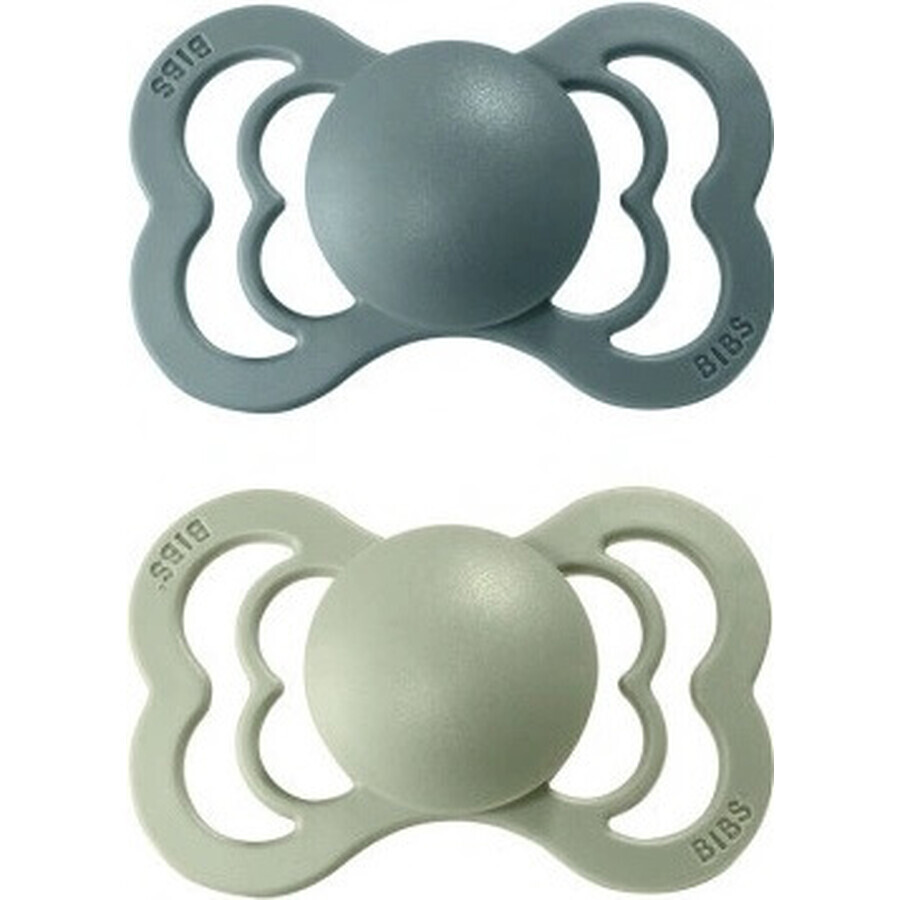 BIBS Supreme natural rubber pacifier, large/bloody island 1×2 pcs, size 1