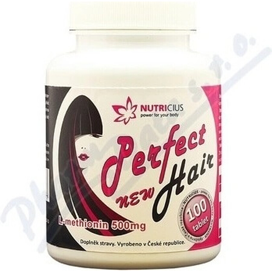 NUTRICIUS Perfect HAIR nieuw 1×100 tbl (methionine 500 mg)