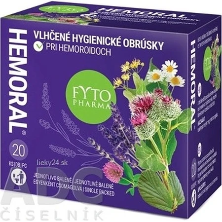 Wet wipes FYTO HEMORAL 1×20 pcs, wet wipes