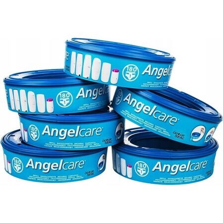 Vervangingspatronen Angelcare 1×6 stuks, vervangingspatronen voor manden