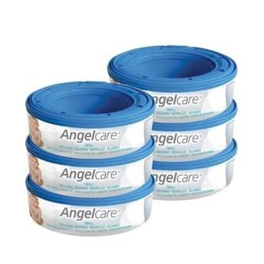 Vervangingspatronen Angelcare 1×6 stuks, vervangingspatronen voor manden