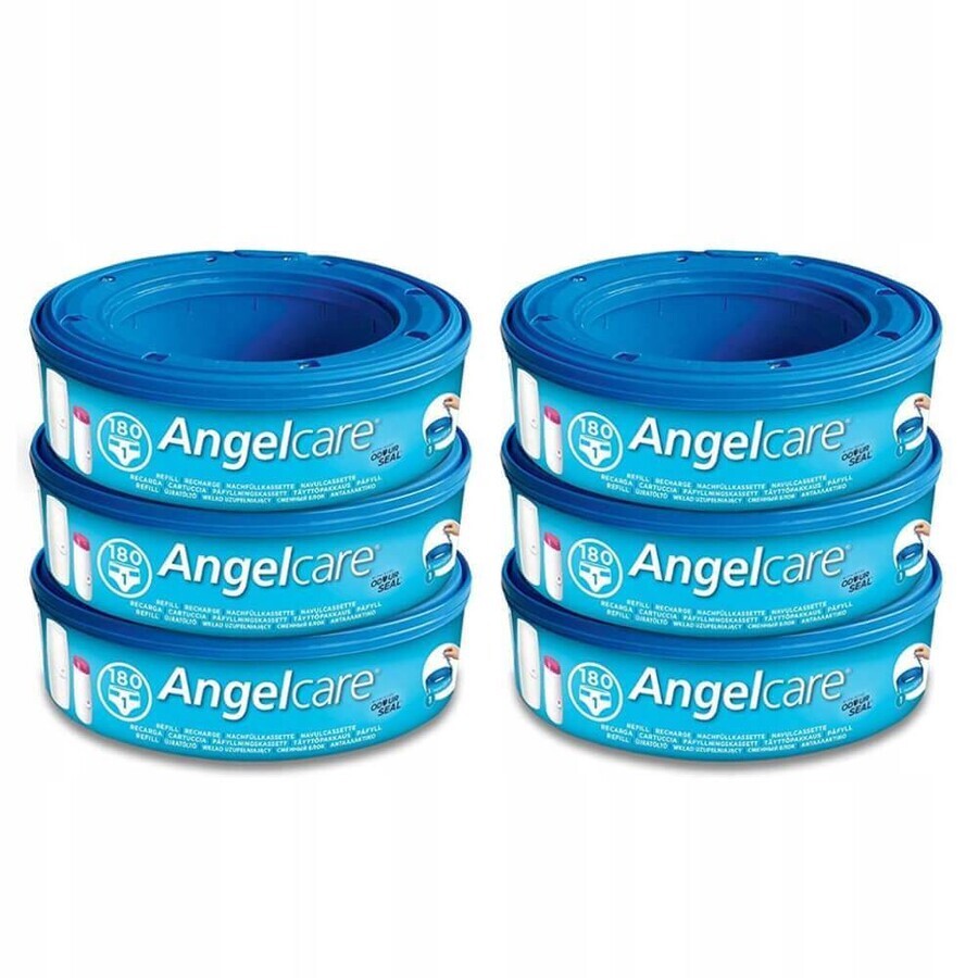 Vervangingspatronen Angelcare 1×6 stuks, vervangingspatronen voor manden