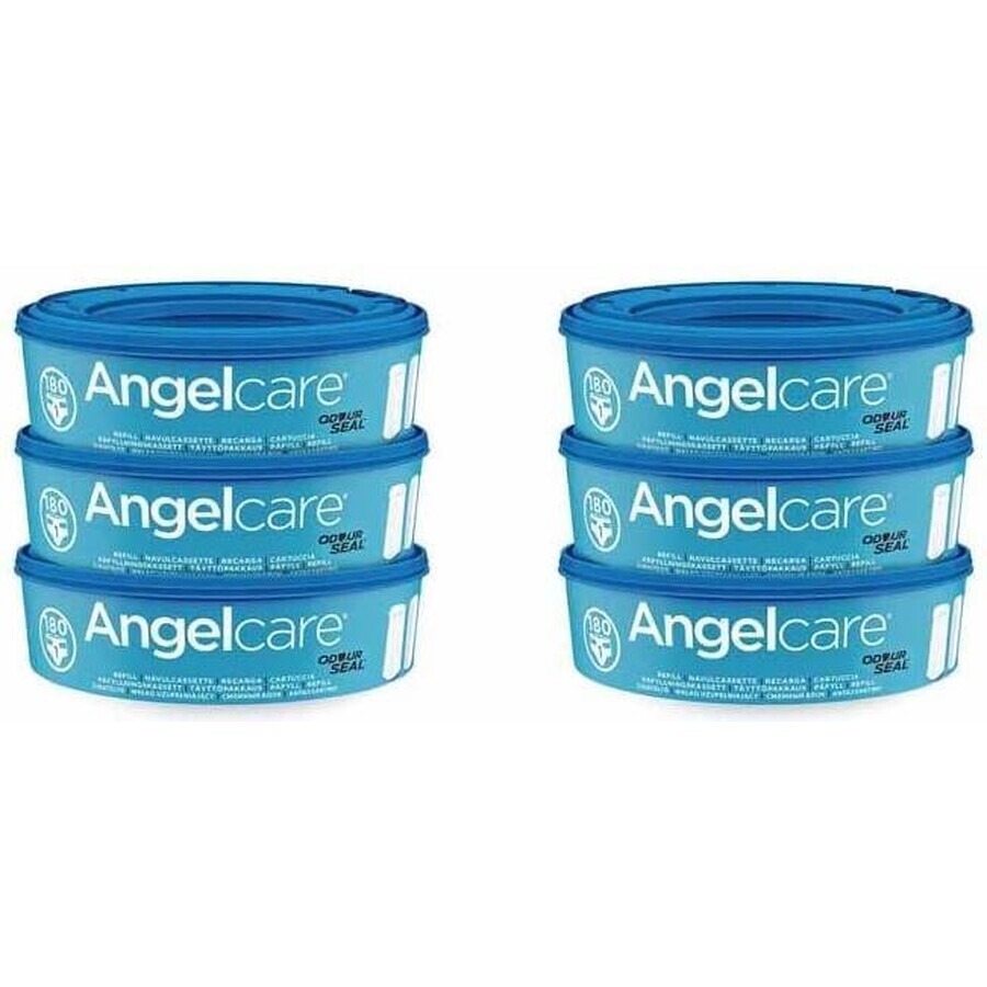 Vervangingspatronen Angelcare 1×6 stuks, vervangingspatronen voor manden