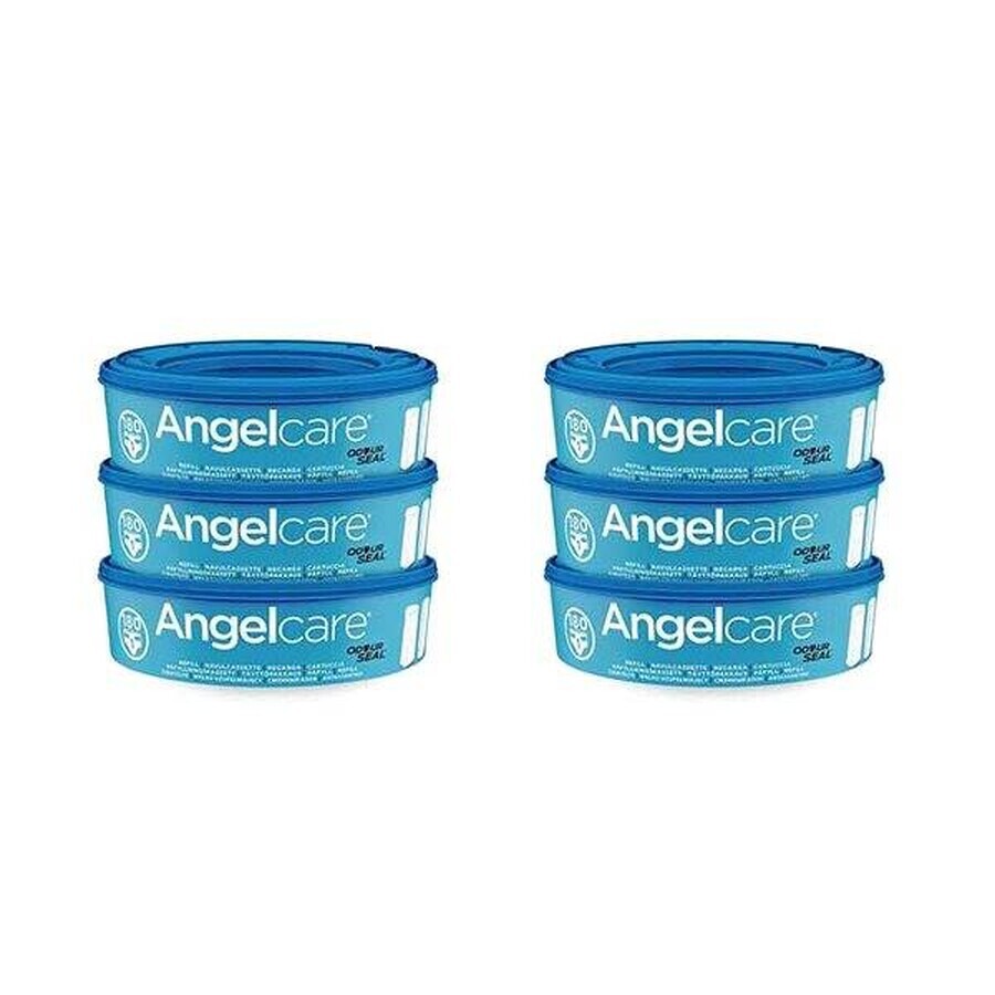 Vervangingspatronen Angelcare 1×6 stuks, vervangingspatronen voor manden