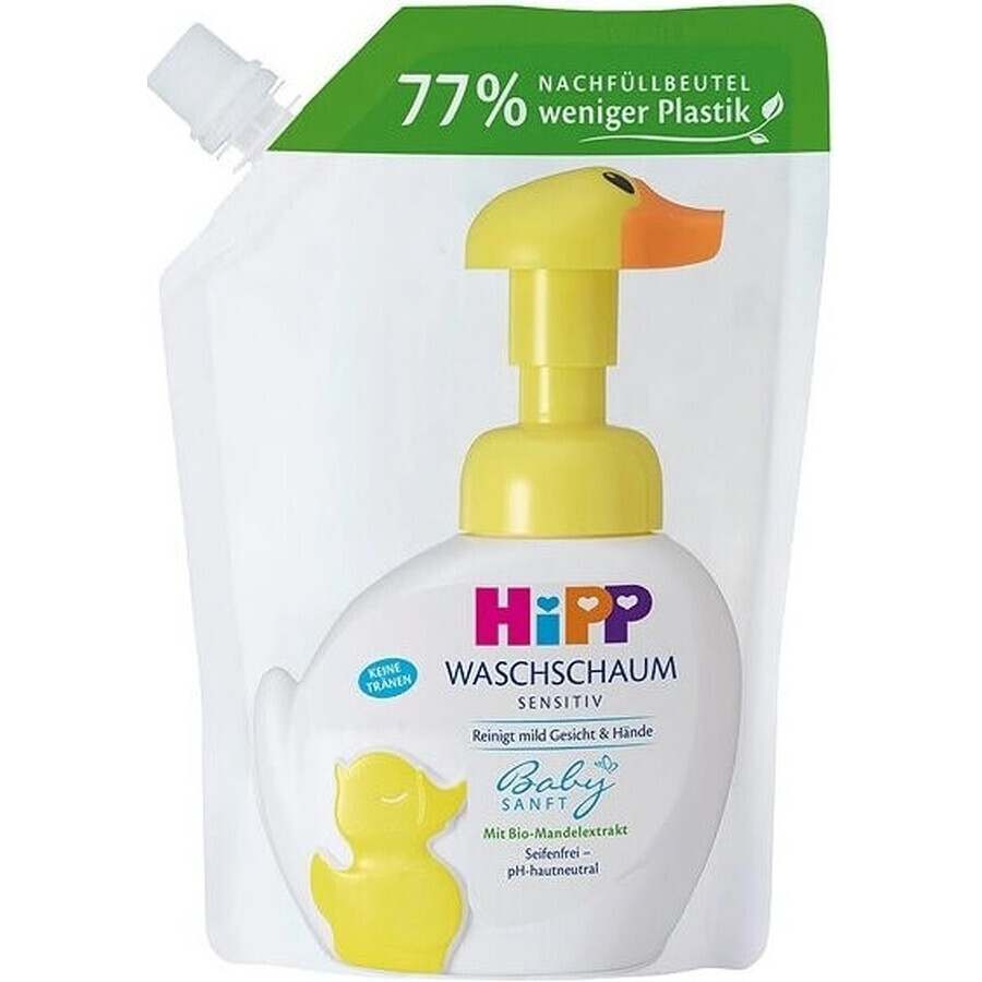 HIPP BABYSANFT washing foam 1×250ml, washing foam, refill