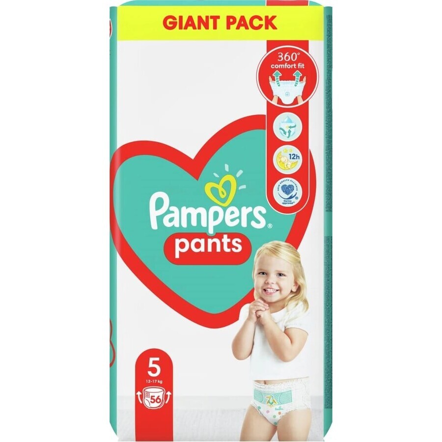 Pampers Pants GP S5 56 pezzi (12-17 kg) 1×56 pezzi